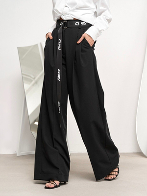 Смотреть модные образы с валберриз с Брюки (артикул 108908187)