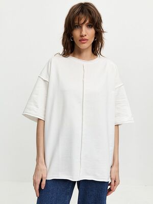 Смотреть модные образы с валберриз с Футболка (артикул 147605252)