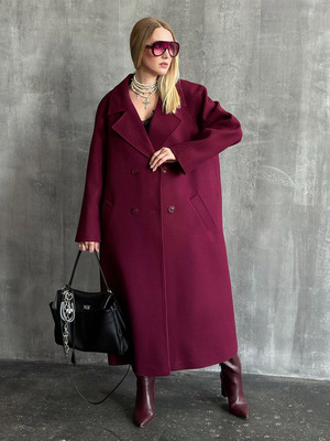 Смотреть модные образы с валберриз с Пальто (артикул 256400196)