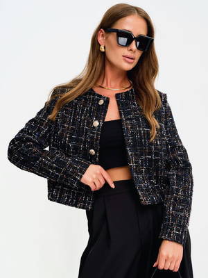 Смотреть модные образы с валберриз с Жакет (артикул 226394414)