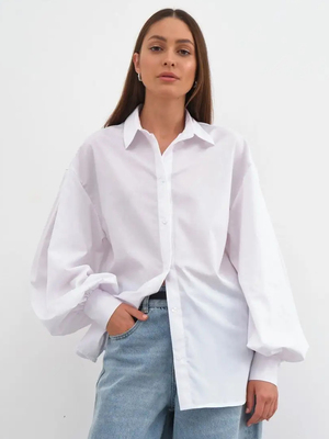 Смотреть модные образы с валберриз с Рубашка (артикул 147975928)