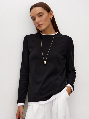 Смотреть модные образы с валберриз с Лонгслив (артикул 254682679)