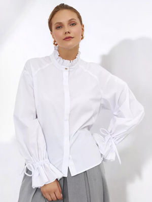 Смотреть модные образы с валберриз с Блуза (артикул 256669727)