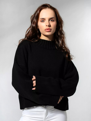 Смотреть модные образы с валберриз с Свитер (артикул 268301891)