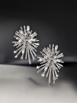 Смотреть модные образы с валберриз с Серьги (артикул 144333598)