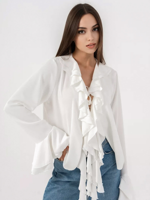 Смотреть модные образы с валберриз с Блуза (артикул 251793106)