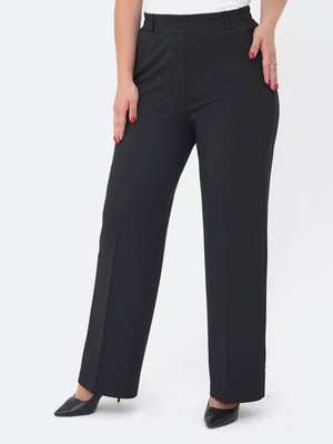 Смотреть модные образы с валберриз с Брюки (артикул 262201245)