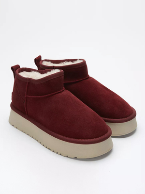 Смотреть модные образы с валберриз с Угги (артикул 268122396)