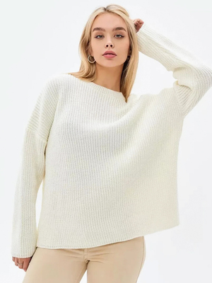 Смотреть модные образы с валберриз с Свитер (артикул 280407447)