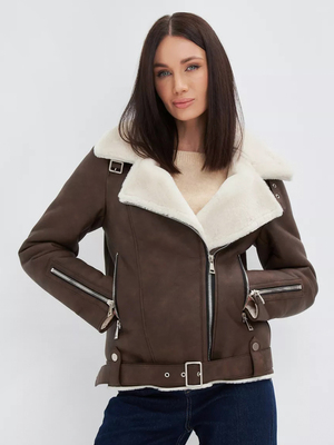 Смотреть модные образы с валберриз с Дубленка (артикул 193722191)