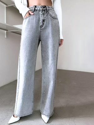 Смотреть модные образы с валберриз с Джинсы (артикул 203622591)