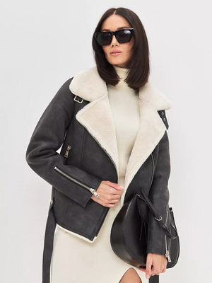 Модный образ ВБ с Дубленка (артикул 175771477)