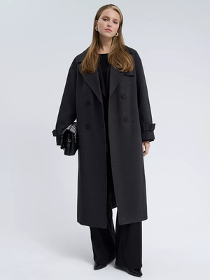 Смотреть модные образы с валберриз с Пальто (артикул 254758038)