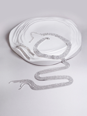 Модный образ ВБ с Колье и серьги (артикул 267350148)