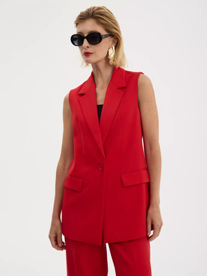 Смотреть модные образы с валберриз с Жилет (артикул 215044868)