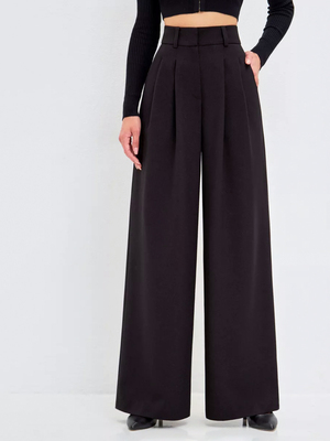 Смотреть модные образы с валберриз с Брюки (артикул 252607756)