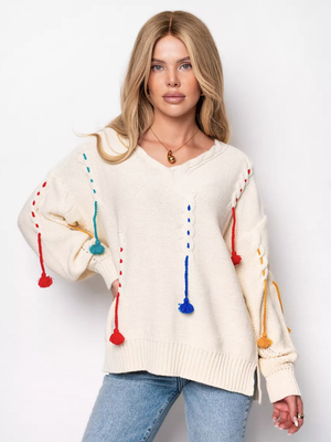 Смотреть модные образы с валберриз с Свитер (артикул 240206152)