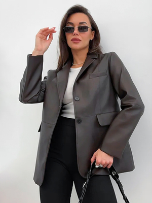 Смотреть модные образы с валберриз с Жакет (артикул 296803513)