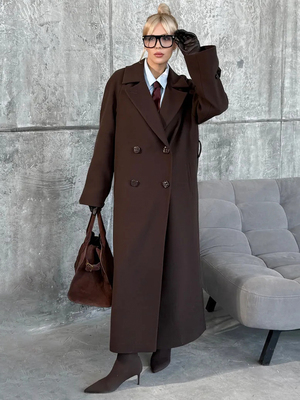 Модный образ ВБ с Пальто (артикул 325080446)