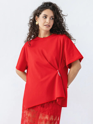 Смотреть модные образы с валберриз с Футболка (артикул 265363384)