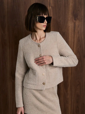 Смотреть модные образы с валберриз с Жакет (артикул 172823569)