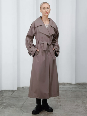 Смотреть модные образы с валберриз с Плащ (артикул 148543504)