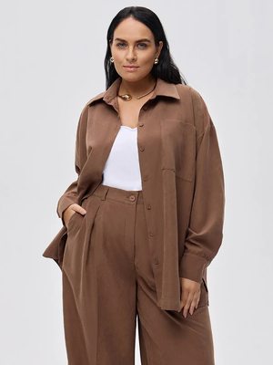 Смотреть модные образы с валберриз с Рубашка (артикул 372802328)