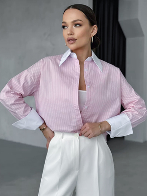 Смотреть модные образы с валберриз с Рубашка (артикул 214991079)