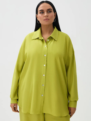 Смотреть модные образы с валберриз с Рубашка (артикул 402162307)