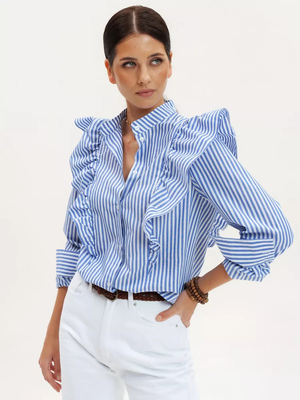 Смотреть модные образы с валберриз с Блуза (артикул 250141593)