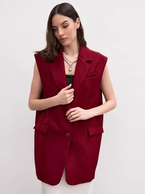 Смотреть модные образы с валберриз с Жилет (артикул 332057127)