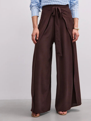 Смотреть модные образы с валберриз с Брюки (артикул 418250360)