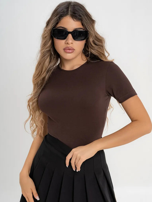 Смотреть модные образы с валберриз с Футболка (артикул 271182370)