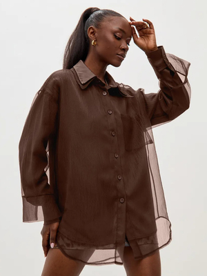 Смотреть модные образы с валберриз с Рубашка (артикул 307427176)