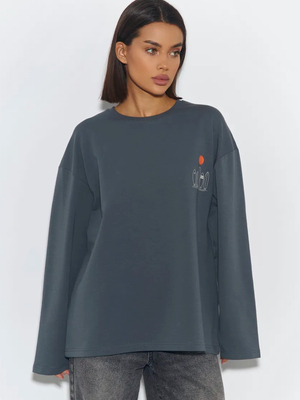 Модный образ ВБ с Лонгслив (артикул 342343956)