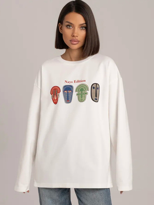 Смотреть модные образы с валберриз с Лонгслив (артикул 317485616)