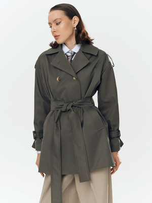 Смотреть модные образы с валберриз с Плащ (артикул 434482763)