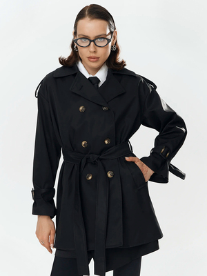 Смотреть модные образы с валберриз с Плащ (артикул 432483091)