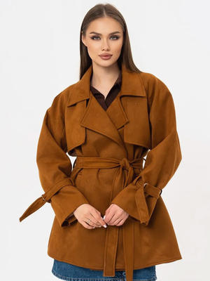 Модный образ ВБ с Плащ (артикул 371615591)