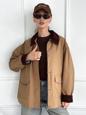 Смотреть модные образы с валберриз с Куртка (артикул 332614571)