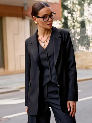 Смотреть модные образы с валберриз с Жакет (артикул 461478151)