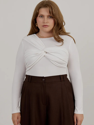 Модный образ ВБ с Лонгслив (артикул 314587467)