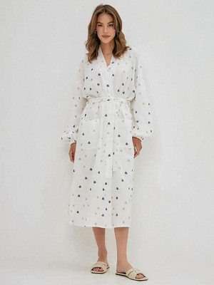 Модный образ ВБ с Халат (артикул 156093216)