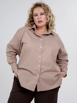 Модный образ ВБ с Рубашка (артикул 497181008)