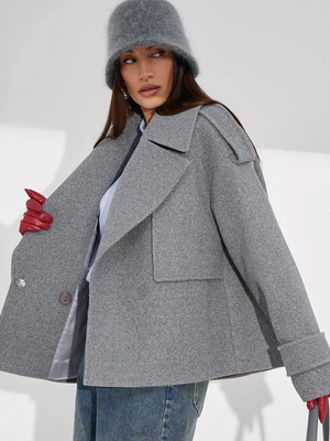 Смотреть модные образы с валберриз с Пальто (артикул 461416874)