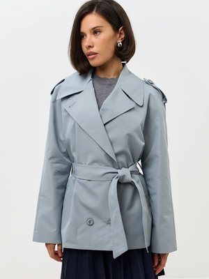 Смотреть модные образы с валберриз с Плащ (артикул 495913335)