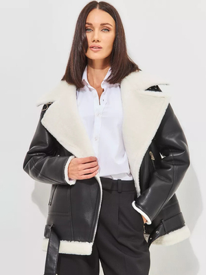 Смотреть модные образы с валберриз с Дубленка ❄️ (артикул 179914167)