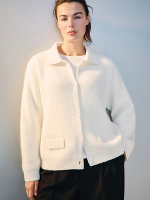 Смотреть модные образы с валберриз с Кардиган (артикул 515502868)