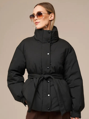 Смотреть модные образы с валберриз с Куртка (артикул 323347807)