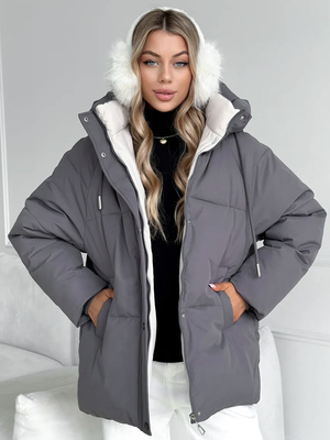 Модный образ ВБ с Куртка ❄️ (артикул 490838256)